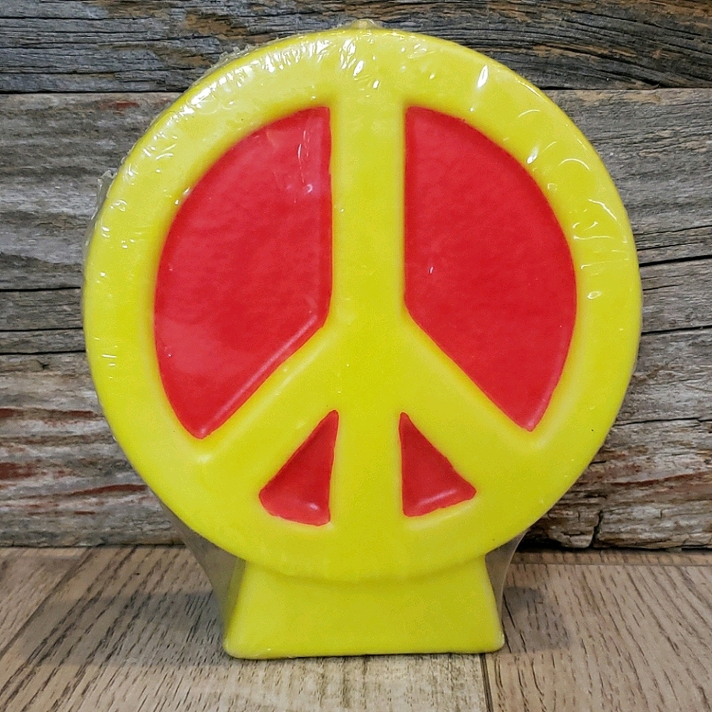 Peace Sign Candle